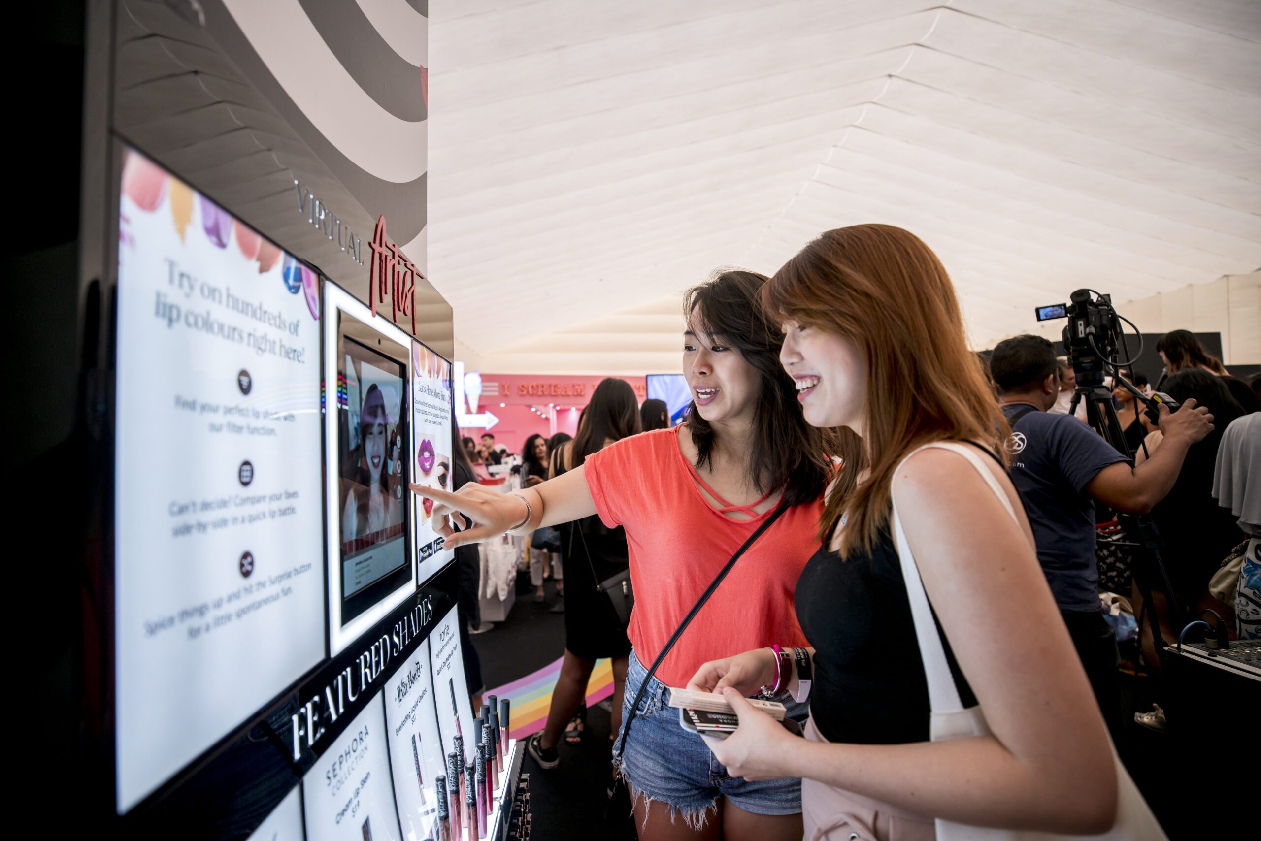 Sephora Playhouse Event 'Virtual Artist' uses digital interaction to inspire looks