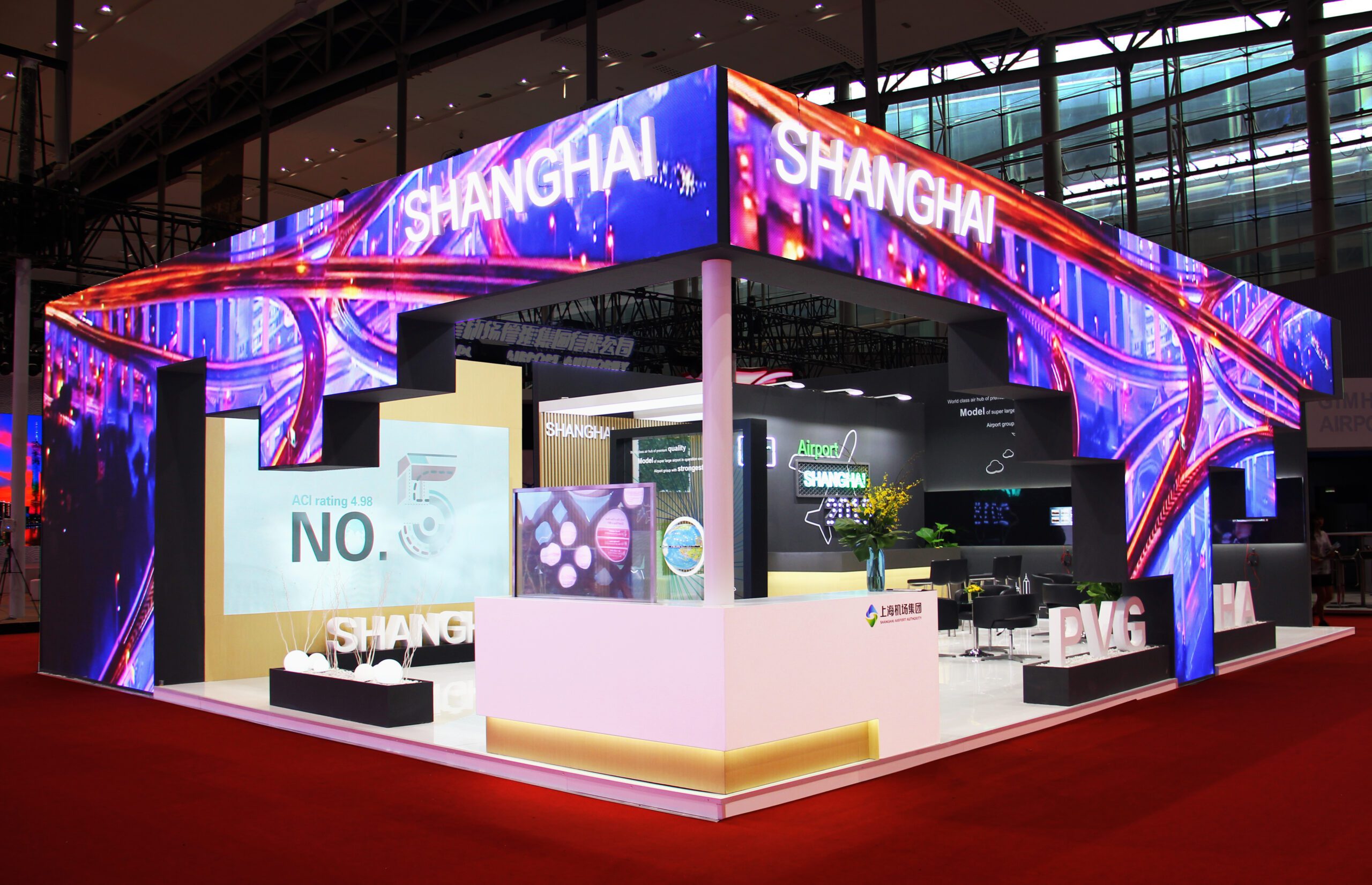 Shanghai Airport at World Routes Expo