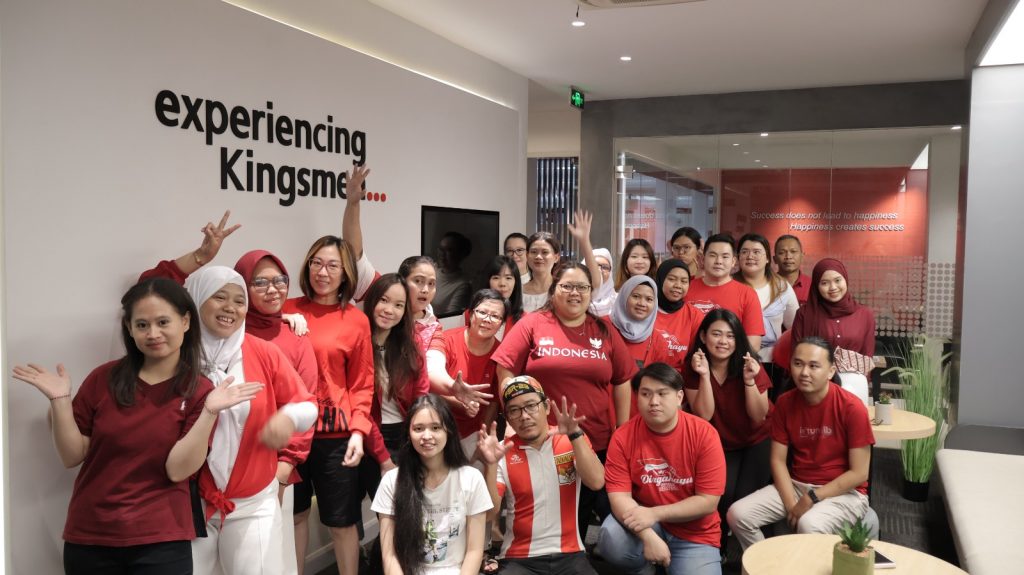 KINGSMEN INDONESIA PAINTS THE TOWN RED AND WHITE