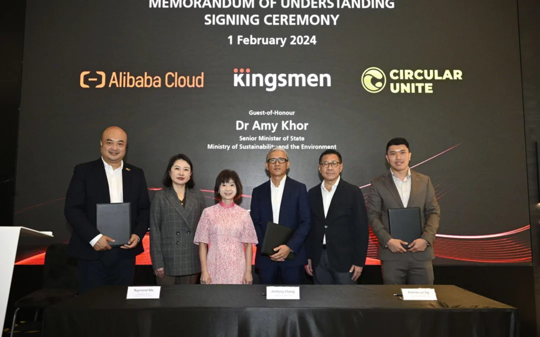 Kingsmen Exhibits, Alibaba Cloud and Circular Unite Ink MOU to Boost Sustainability in Singapore’s MICE Industry