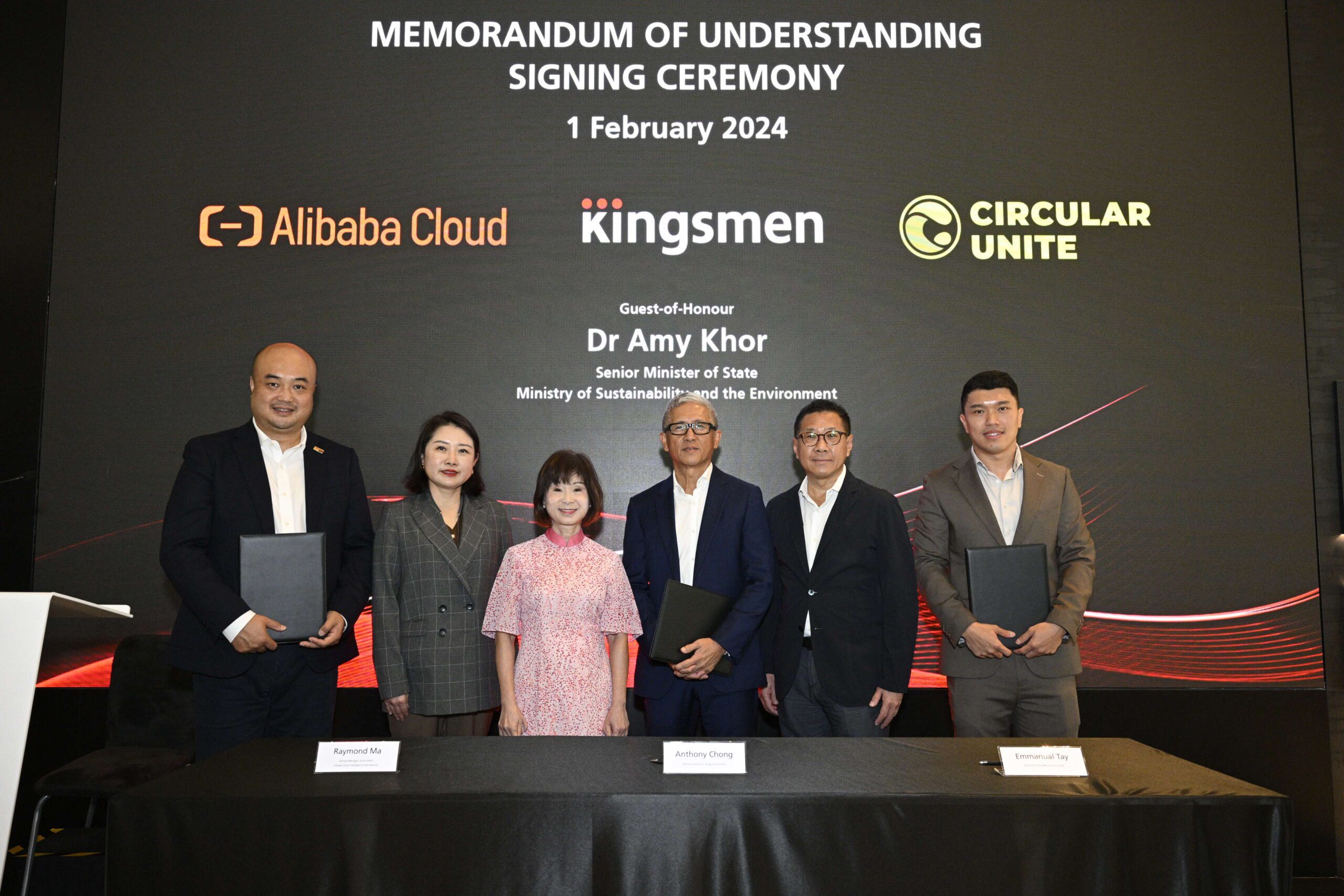 Kingsmen Exhibits, Alibaba Cloud and Circular Unite Ink MOU to Boost Sustainability in Singapore’s MICE Industry