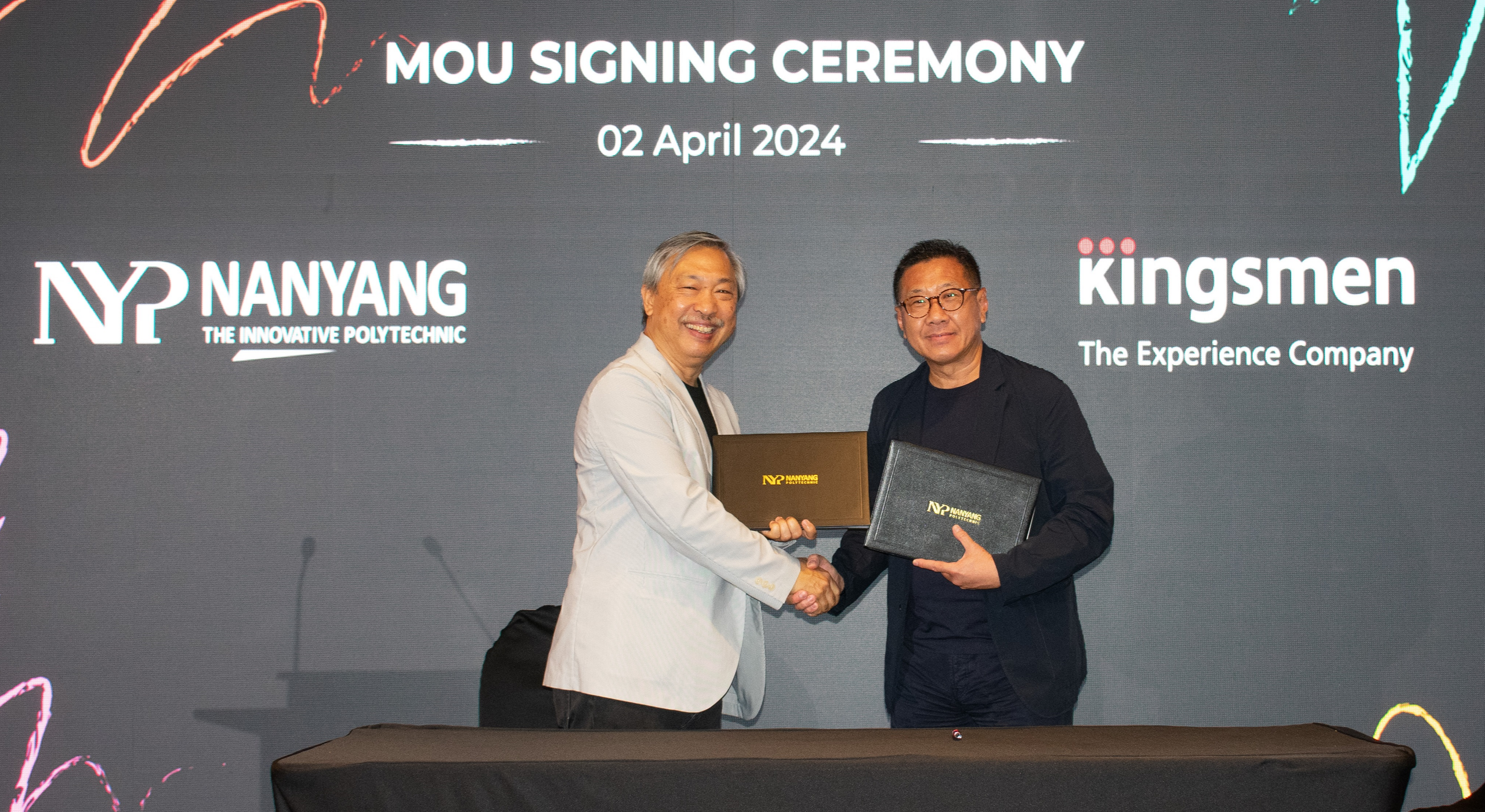 Kingsmen Creatives and Nanyang Polytechnic Sign MOU to Develop the Growth of Creatives